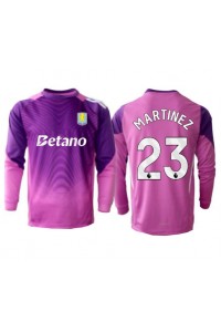 Aston Villa Emiliano Martinez #23 Doelman Voetbaltruitje 3e tenue 2025-26 Lange Mouw